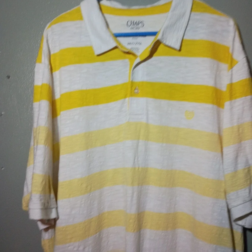 Ralph Lauren , The Coastland Wash, Striped Coastal Polo Yellows, XXL, Rad